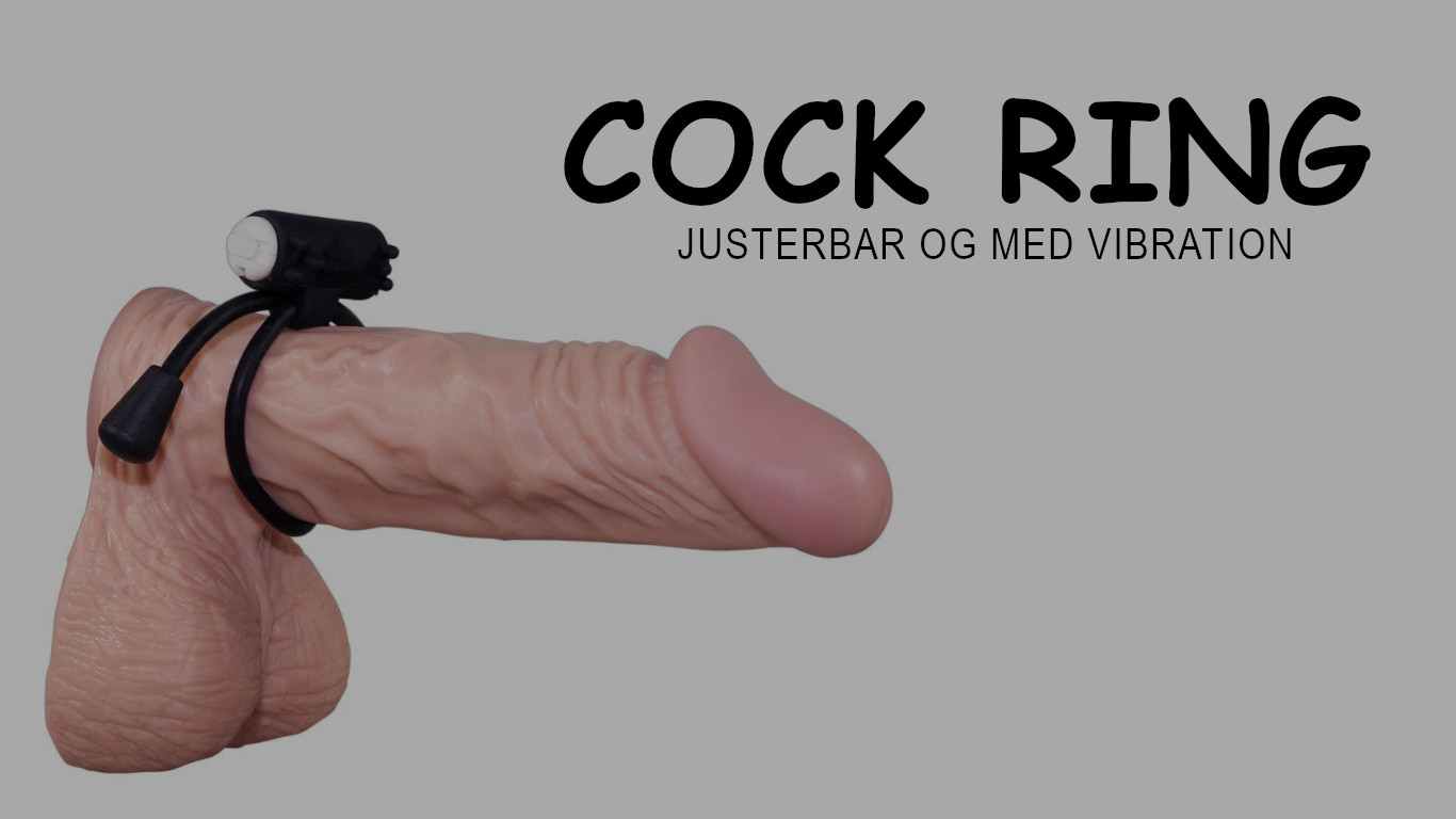 penisring justerbar og vibrator